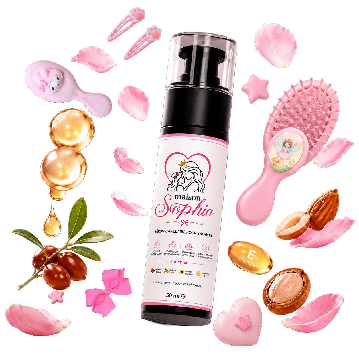 Maison Sophia Sérum Capillaire Naturel pour Enfants